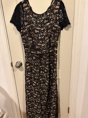 Next black lace gown, size 6